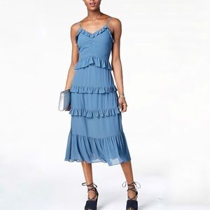 NWT Michael Kors Ruffle Midi Dress